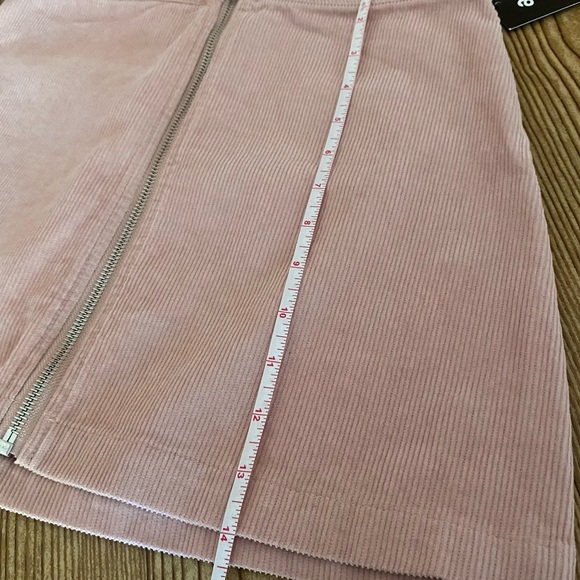 Pink Zip Front Art class Casual Mini Skirt - Picture 7 of 12